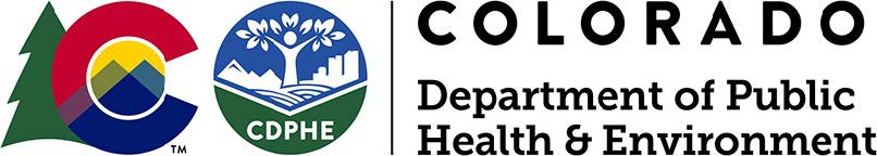Logo of the Colorado Department of Public Health and Environment