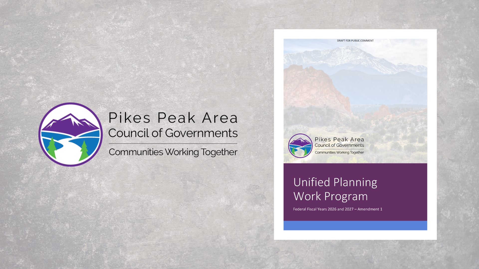 PPACG accepting public comments on Unified Planning Work Program amendment for federal fiscal years 2026 and 2027
